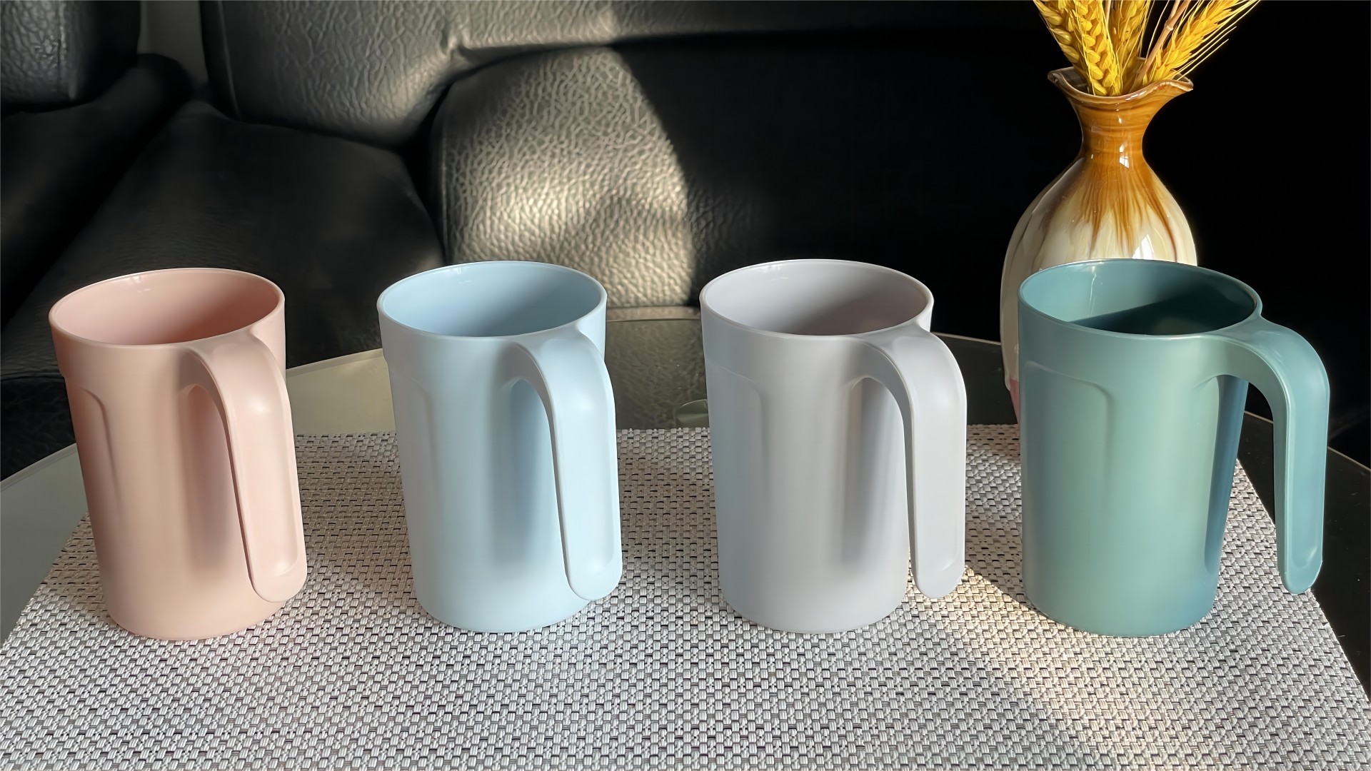 Amazon.com | zoeynex Reusable Plastic Cups (12 oz) - Set of 4