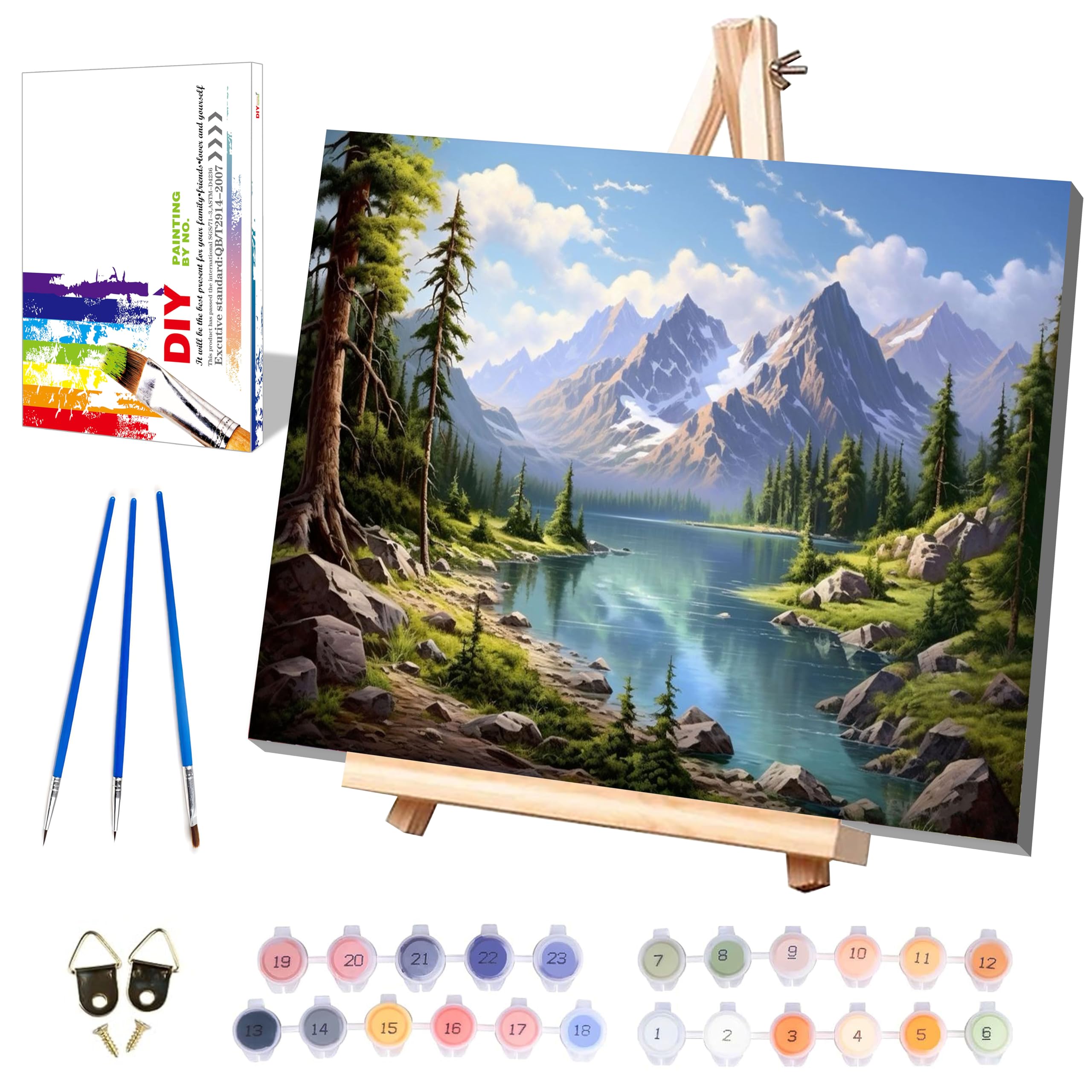 xackcme Landscape Paint by Numbers Kit