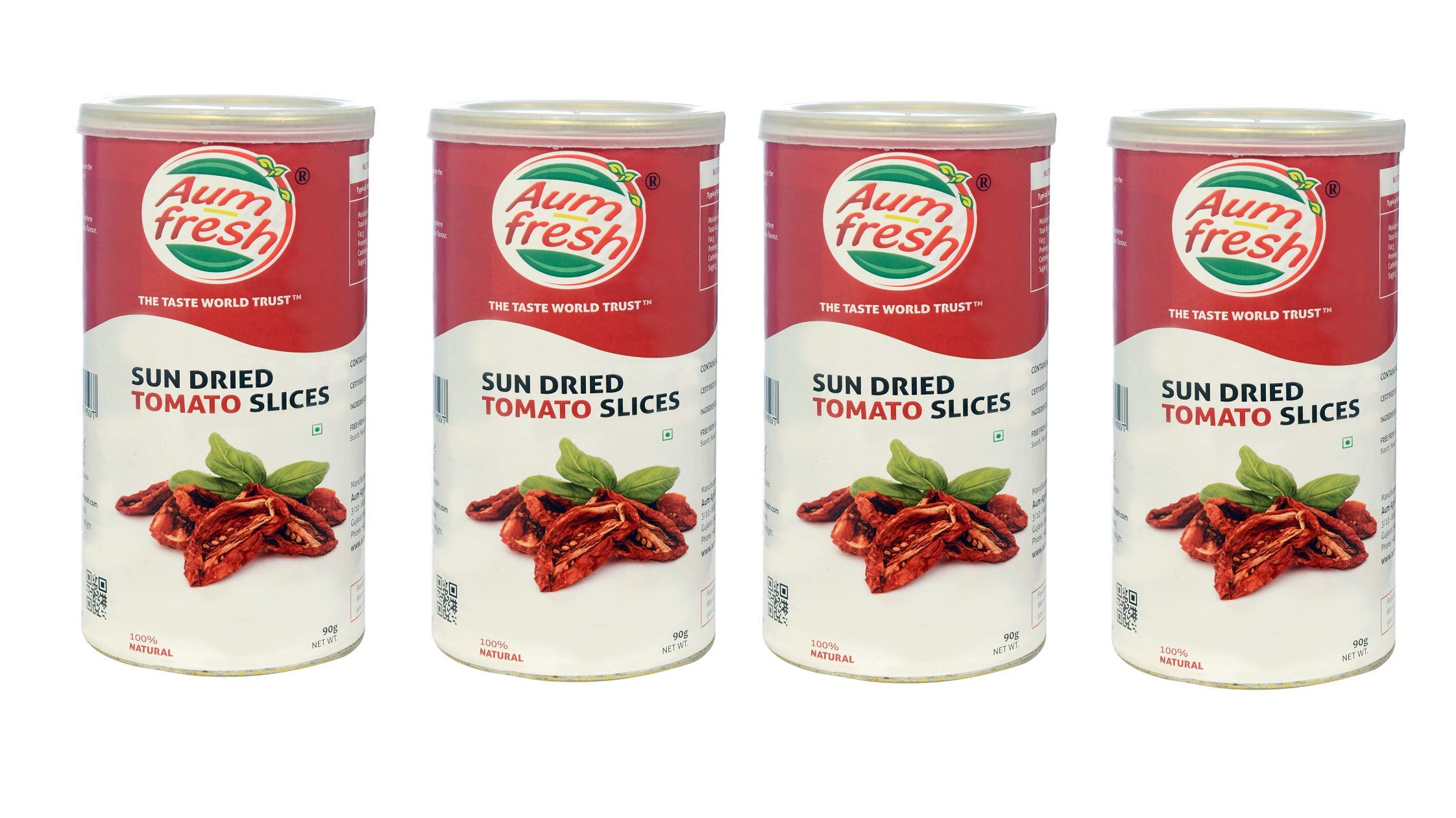 Aum Fresh Sun Dried Tomato Slices, 360g Pack of 4 Combo | No Added Preservatives, Ready to Use Sun Dry Tomatoes-picture-13