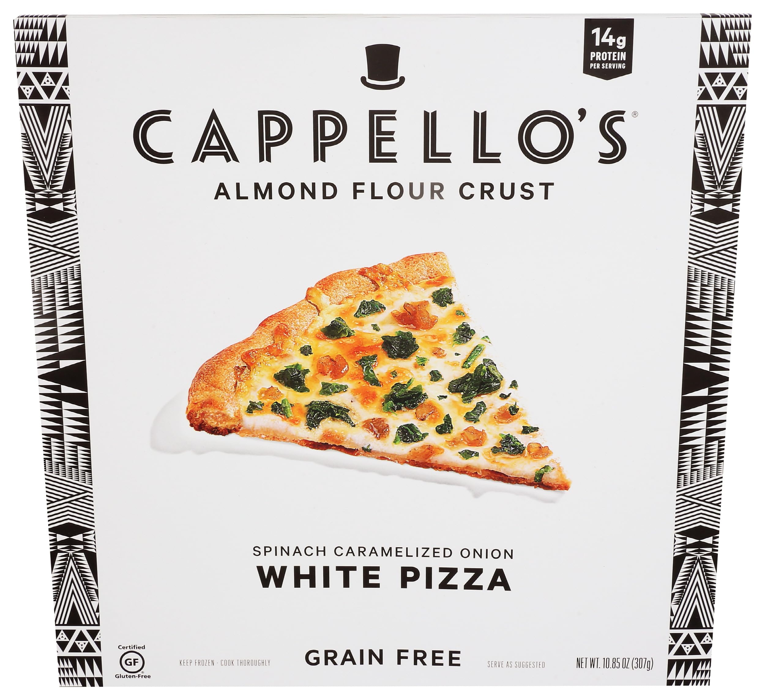 PIZZA Lab Green Onion BAG 新品　ステッカー3種付き❗️ Cappellos Spinach With Caramelized Onion White Pizza, 10.85 OZ