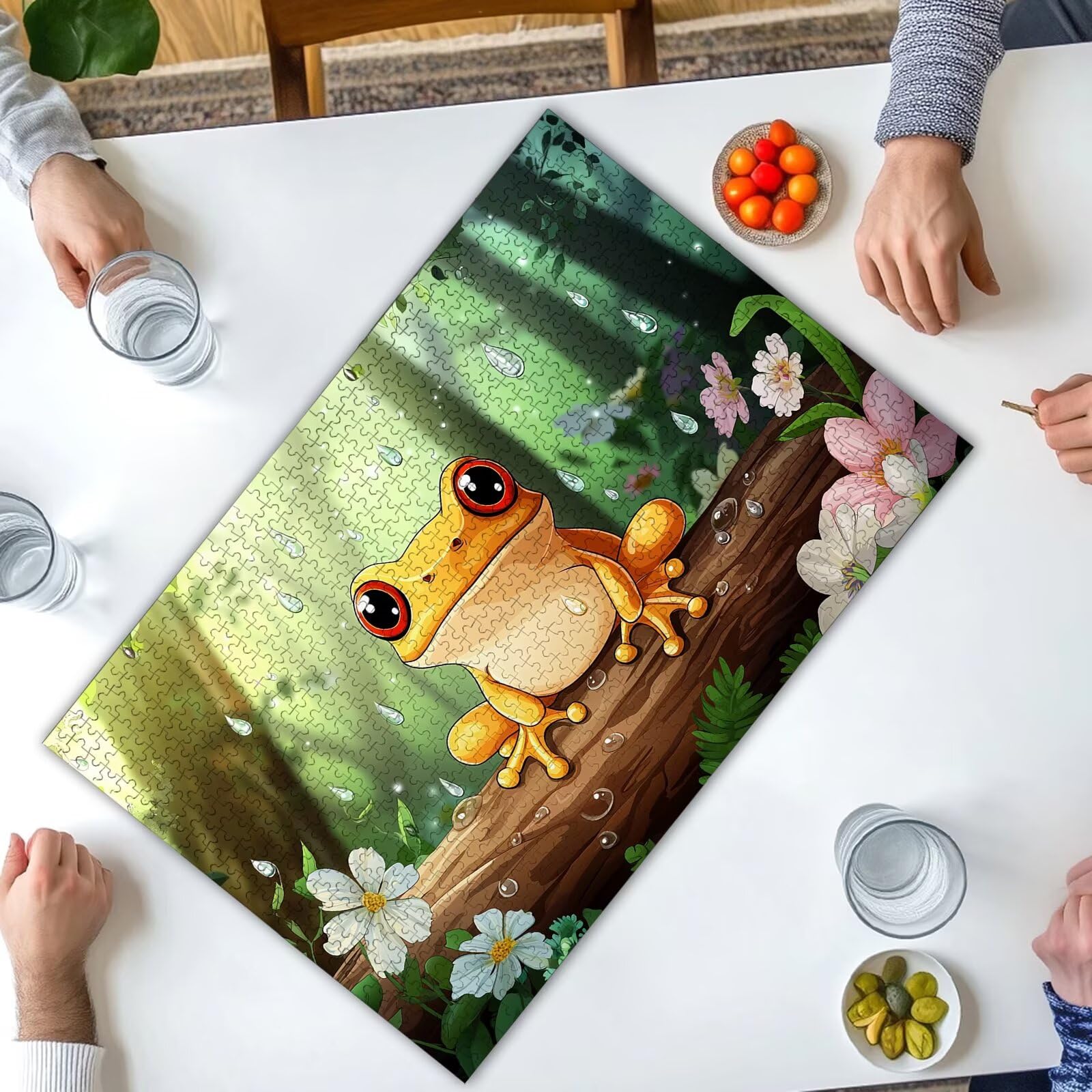 Puzzle 2000 Piezas, Puzzle Rana con Caja para Adultos, DIY Animal Rompecabezas Madera para Adultos, 2000 Piezas Rompecabezas Desafiante, para Decoracion Hogar, Regalo Mujer, Regalo Hombres, -2812