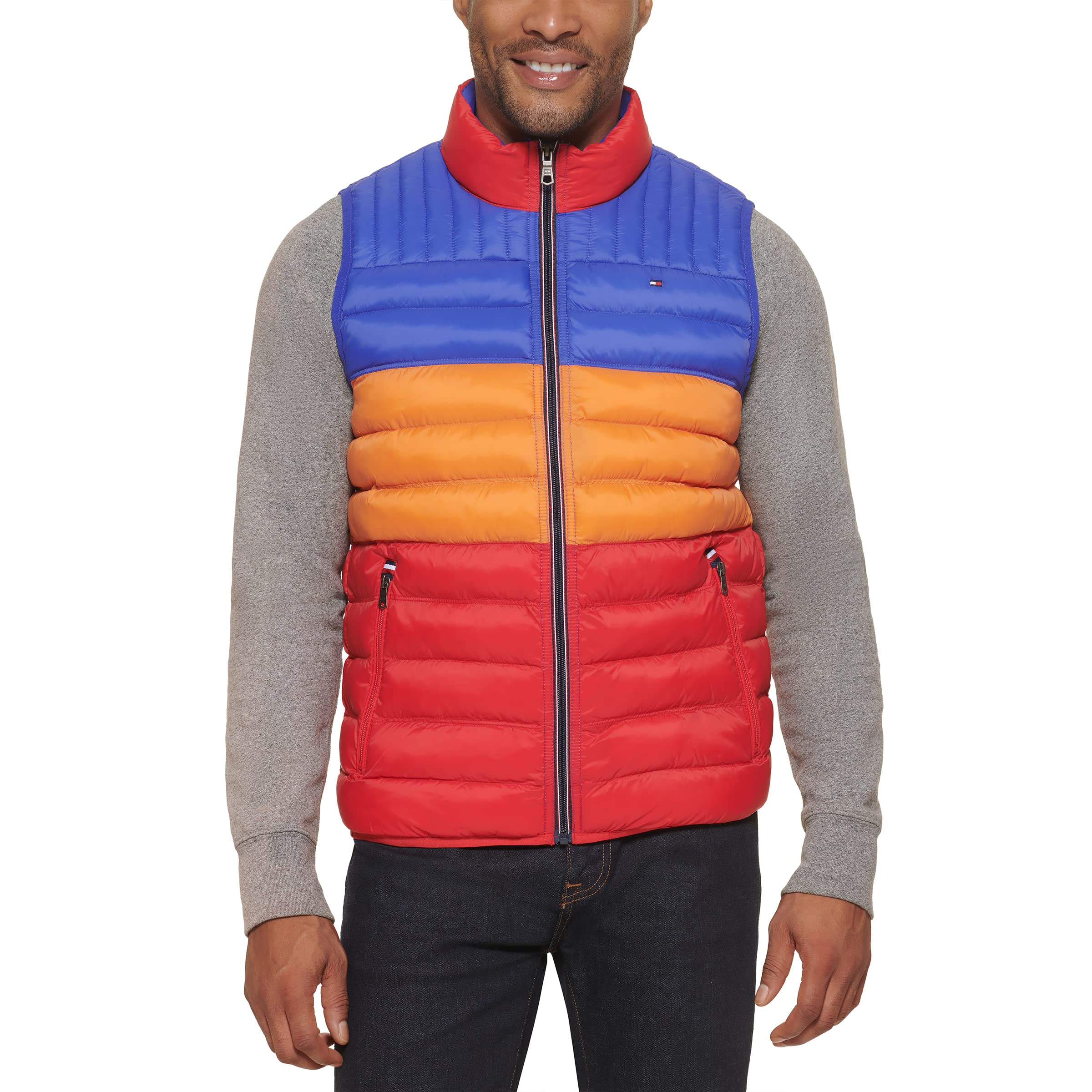 Tommy Hilfiger Mens Lightweight Packable Puffer Vest Desertcart