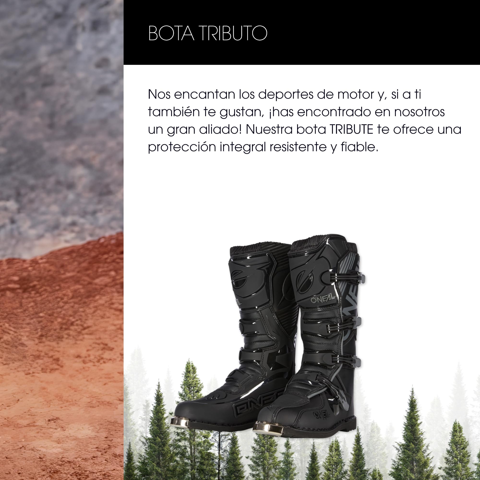 Botas Trail Moto Hombre Botas De Motocross O'NEAL TRIBUTE