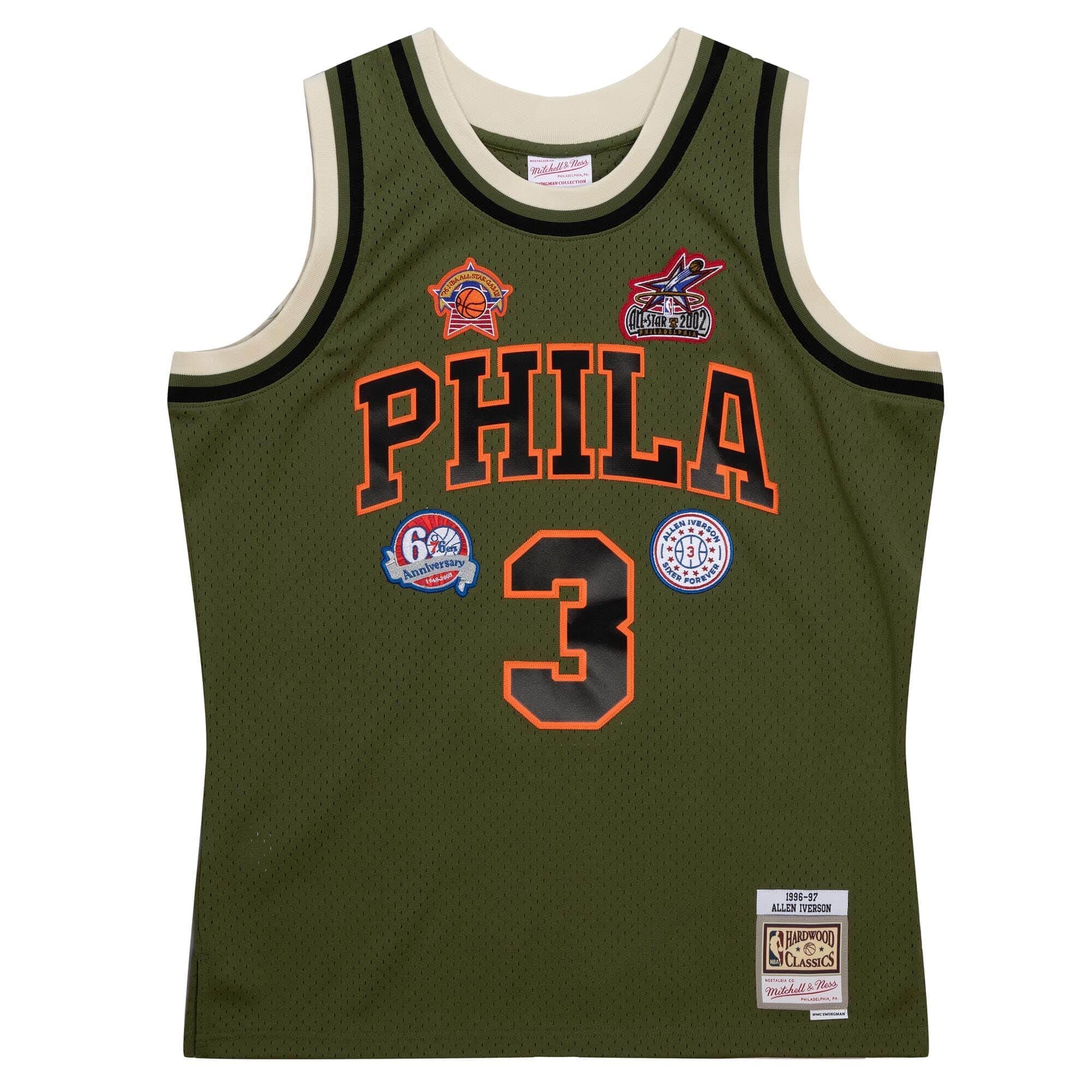 Allen Iverson Philadelphia 76ers Flight Swingman Jersey