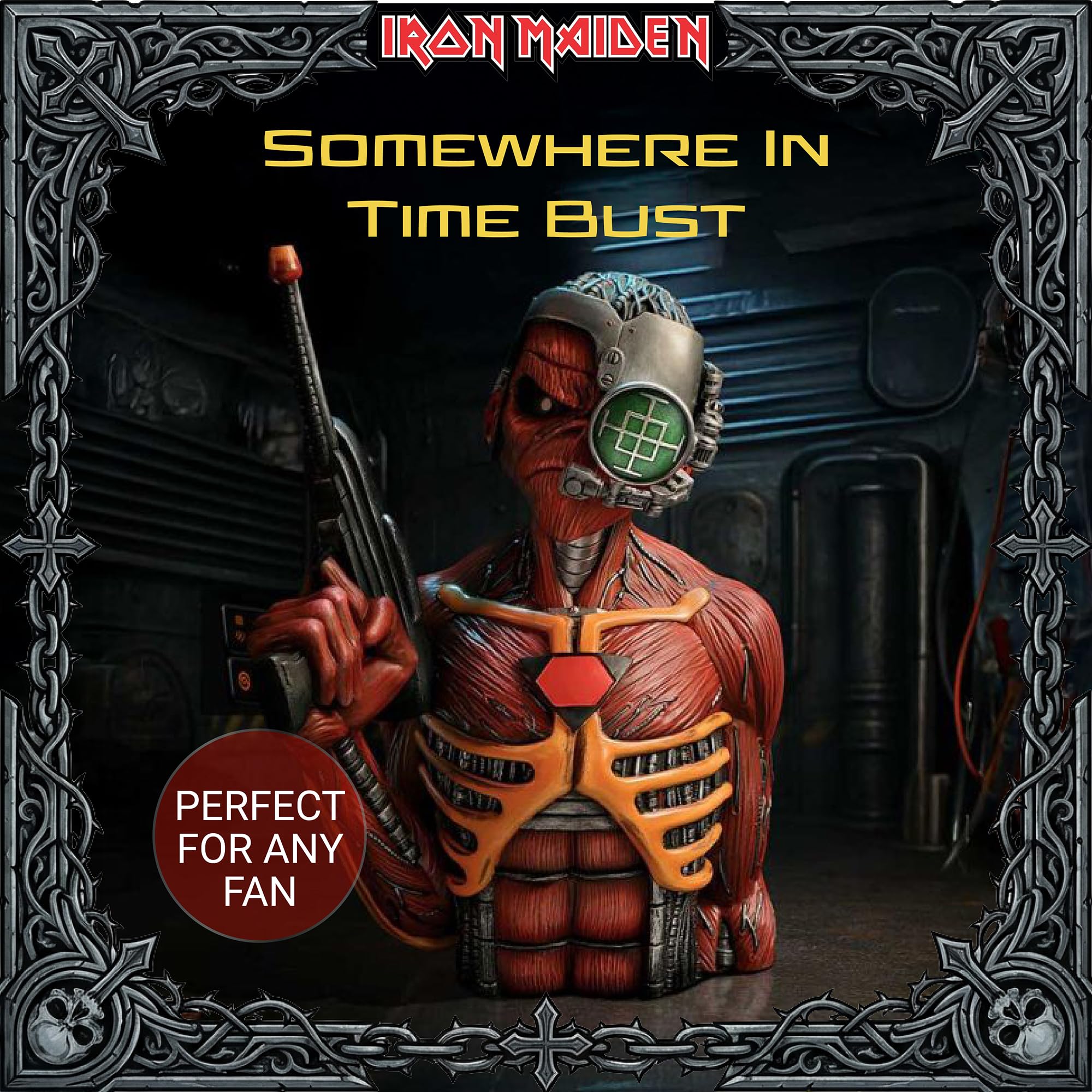 Amazon.com: Nemesis Now Iron Maiden Somewhere in Time Eddie Bust