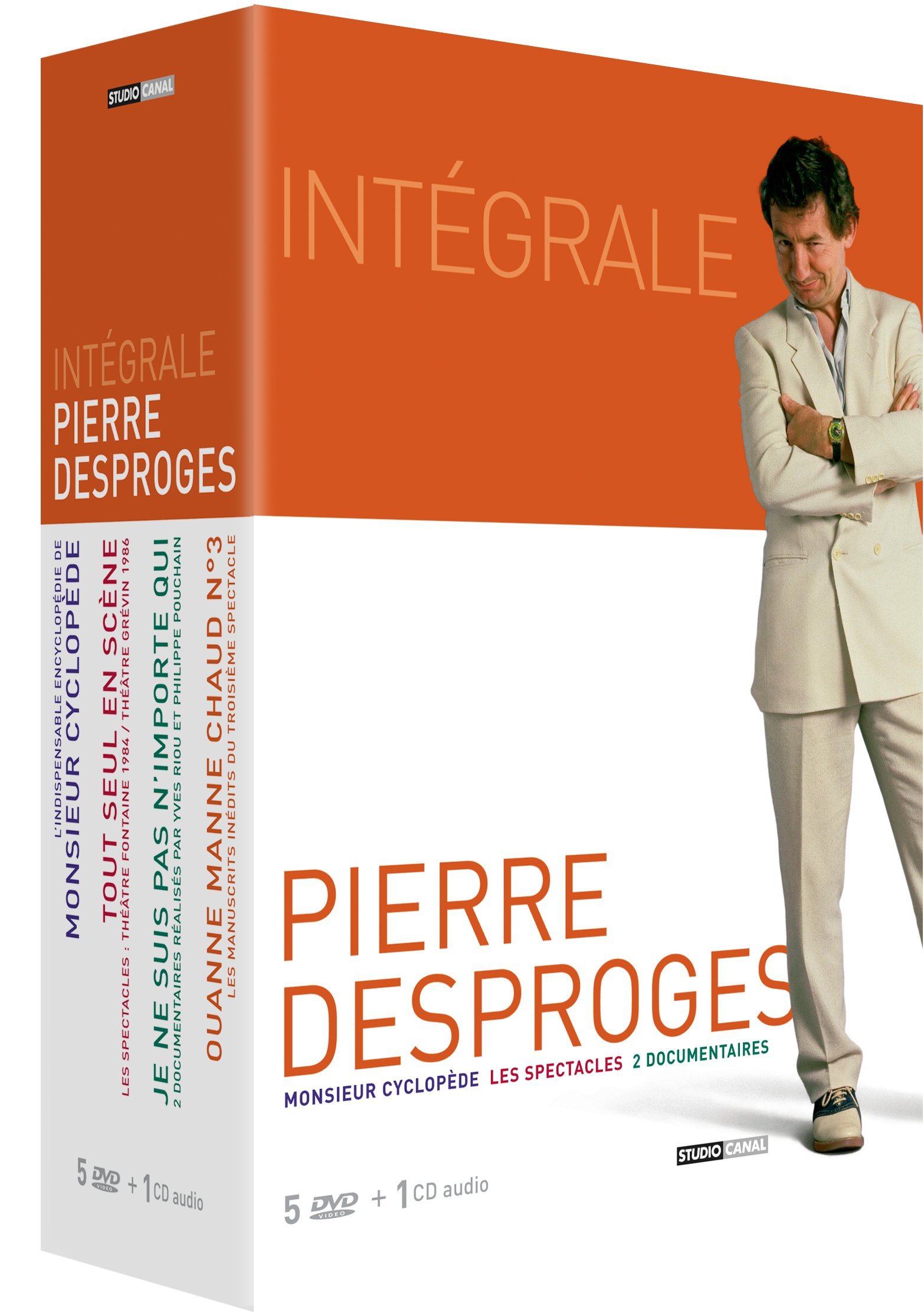 Pierre Desproges, l'Intégrale - Coffret 5 DVD