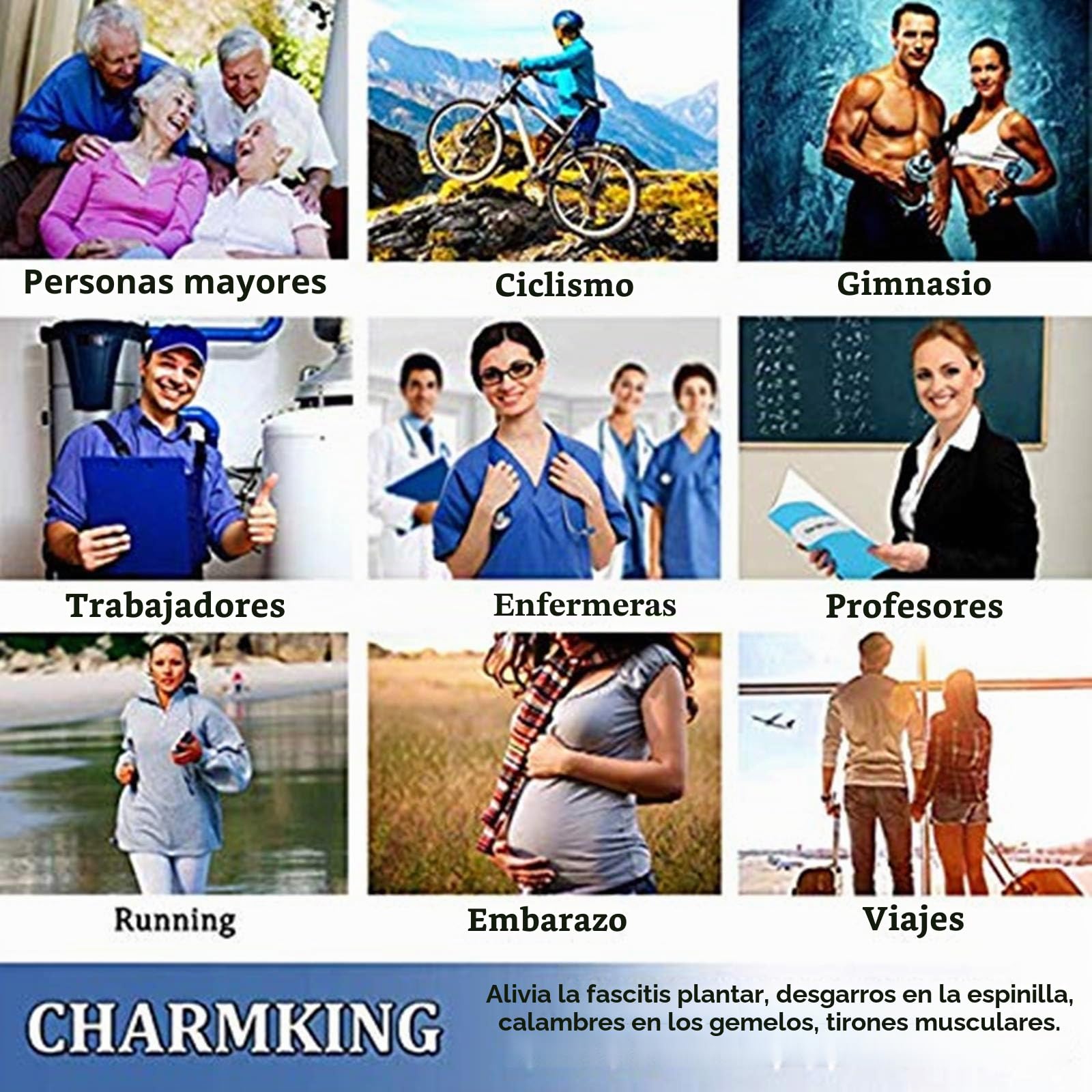 4 pares calcetines de compresión 20-30mmHg para hombres/mujeres enfermeras de recuperación correr maternidad embarazo vuelo viaje salud médica deporte