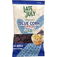 Vista 61 de Late July Snacks Chips de tortilla orgánica finos y crujientes con chía y quinua, bolsa de 10.1 onzas (paquete de 9)