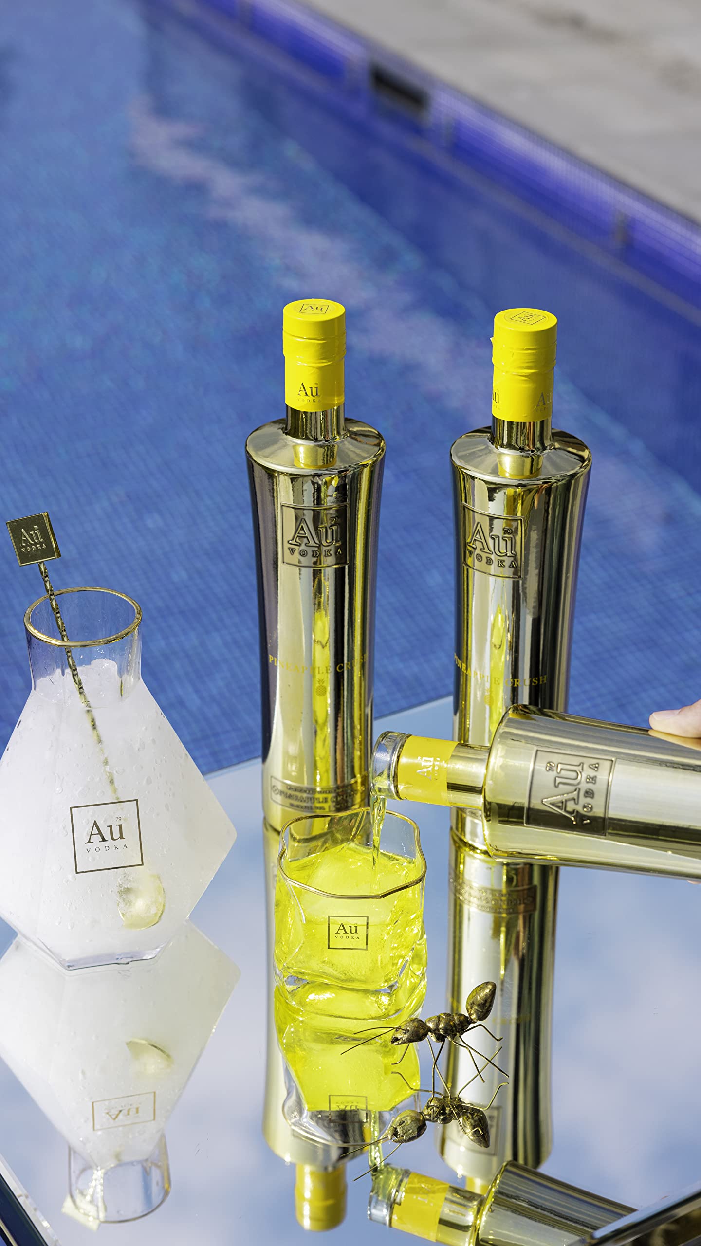Au Vodka Pineapple Crush 0,7l (35,2% Vol.)