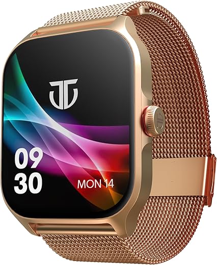 Titan Zeal Premium Fashion Smartwatch|1.85″ AMOLED Display with AOD|390 * 450 Pixel Resolution|Functional Crown|SingleSync BT Calling|Advanced…