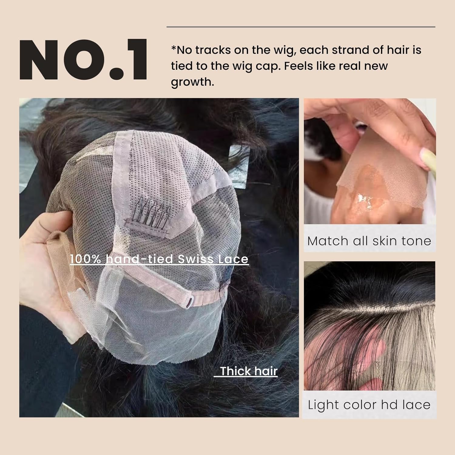 Real Full Lace Wig Deep Wave Human Hair Pre Plucked HD Transparent Lace 180% Density Handmade Full Lace Human Hair Wigs 12A Brazilian Deep Wave Whole Lace Wigs 20 Inch Natural