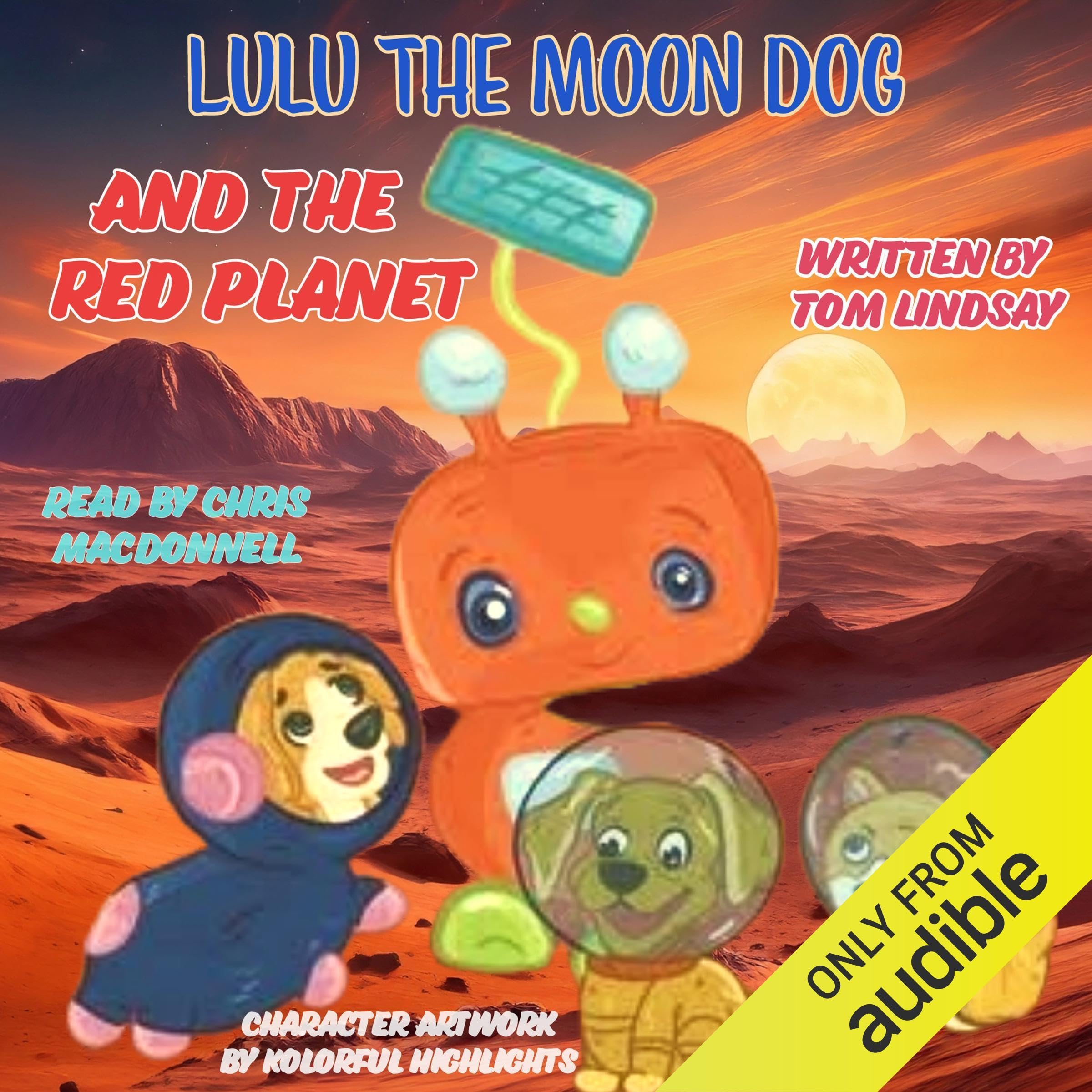 Cover art for Lulu the Moon Dog and the Red Planet