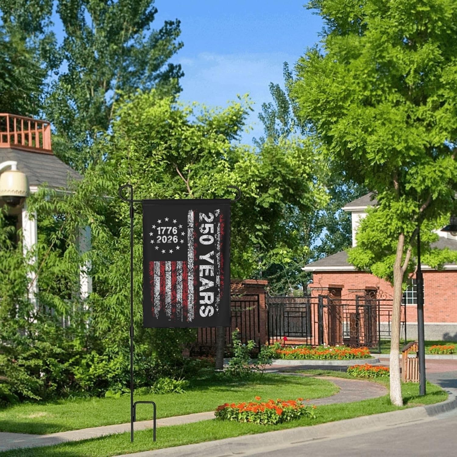 USA 250th Anniversary Garden Flag - Celebrate 250 Years of American Pride with Double-Sided Patriotic Banner, 1776-2026 Commemorative United States Birthday Decor - Image 3