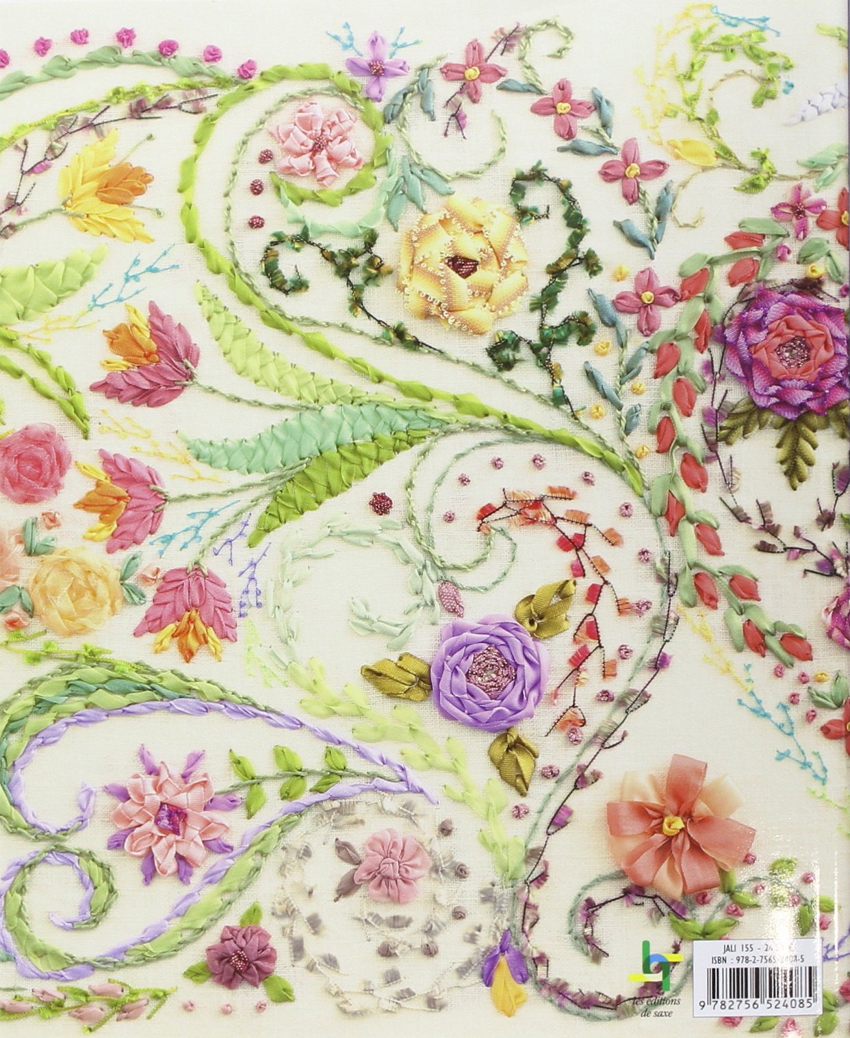 LES FLEURS EN BRODERIE RUBAN