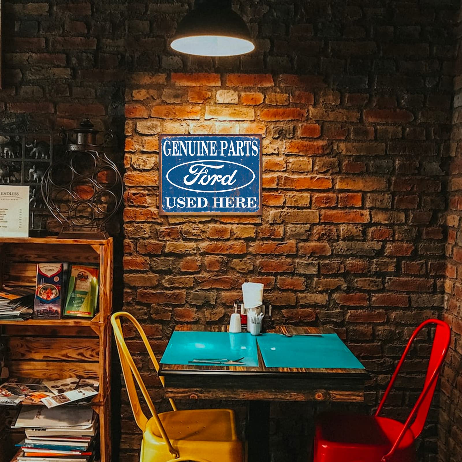 Desperate Enterprises VP Racing Car Tin Sign - 16x12.5 Inch Vintage Metal Wall Decor