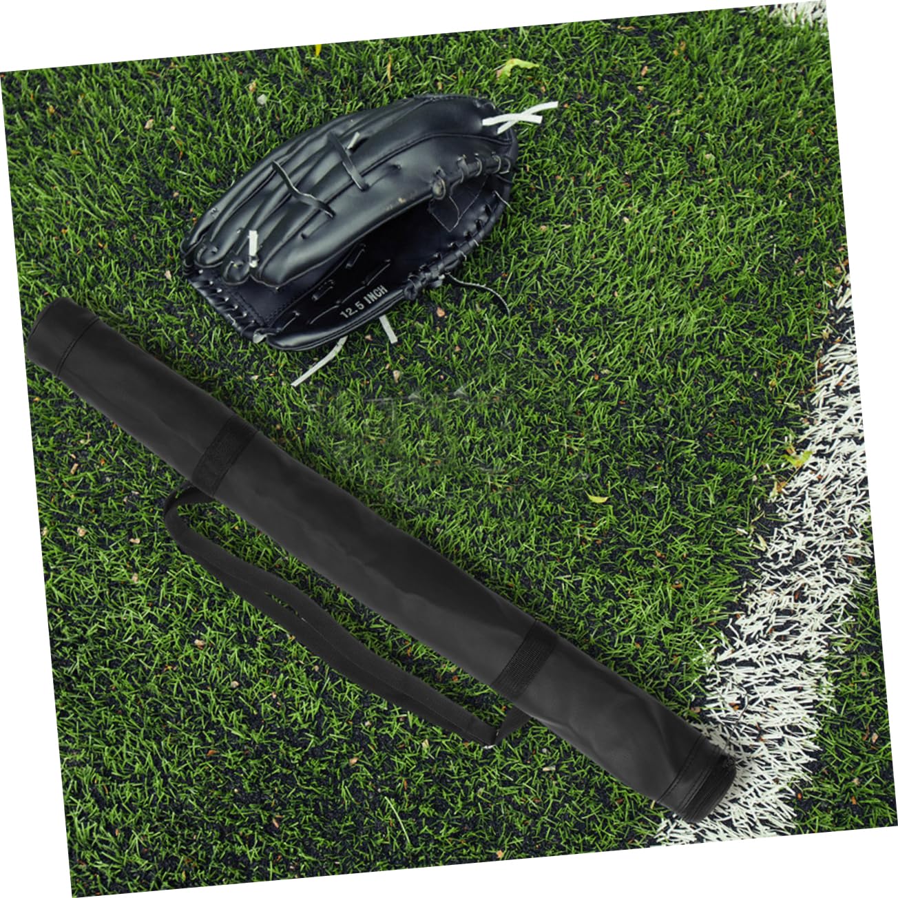 Toyvian Bolsa para Bate de Béisbol Ligera de Tela Oxford Negra Diseño Versátil y Cómoda, Adecuado para Atletas en Movimiento Que Necesitan Transportar Bates 32 Pulgadas