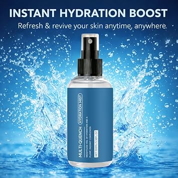 Hydrating Face Mist Spray, Facial Hydration Spray with Niacinamide & Aloe, Moisturising Face Spray for Dry Skin, Lightweight Facial Mist Spray, Refreshing Face Spray for Daily Skincare 100ml