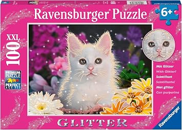Ravensburger Puzzle XXL 100 Pièces Glitter Cat Ravensburger