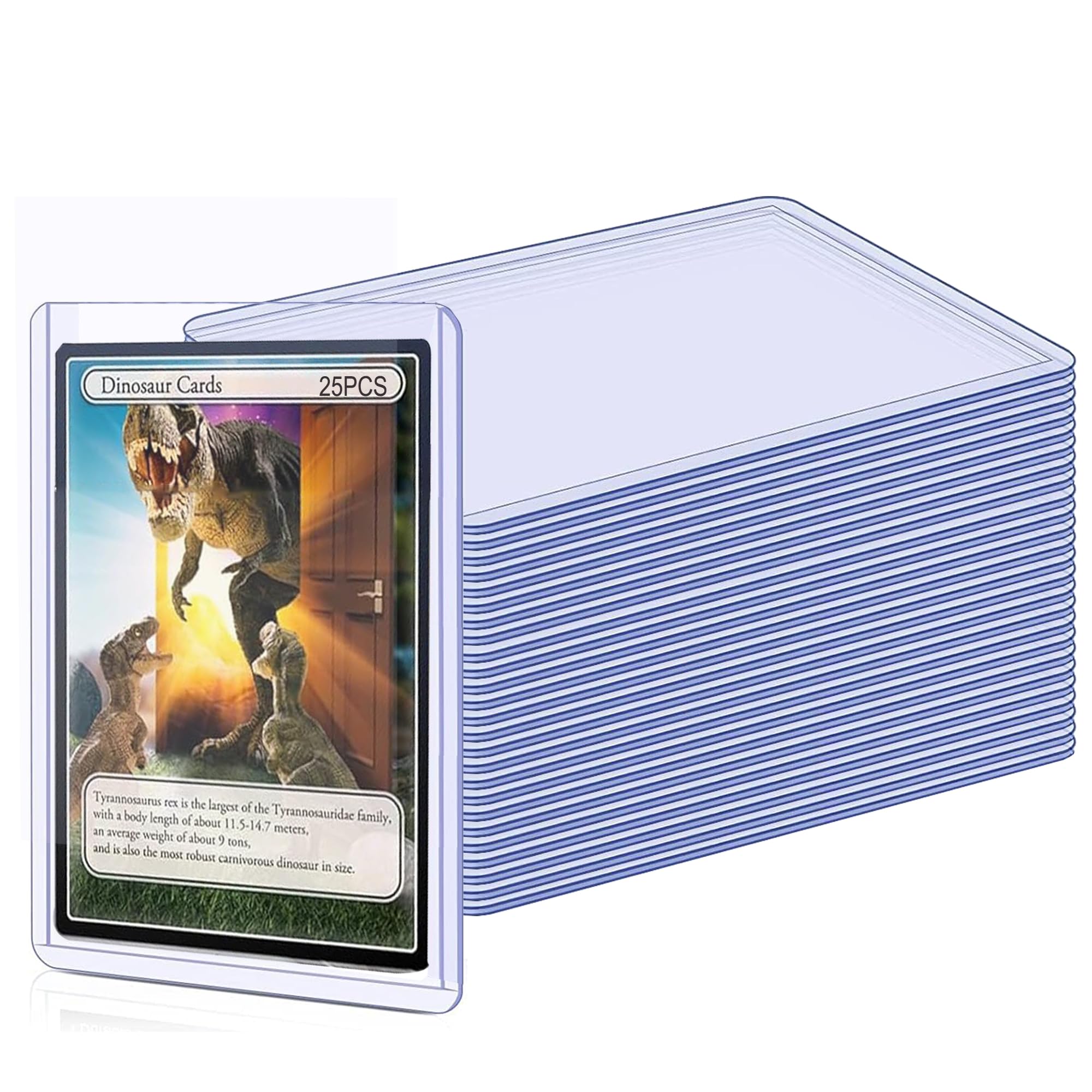 Top loaders Hard Card Sleeves, 35PT Hard Plastic Trading Card Protectors, 3" x 4" Baseball Card Protector