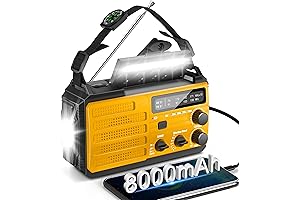 DaringSnail: Your Reliable Emergency Companion with 8000mAh Solar Hand Crank Emergency Radio