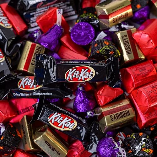 Miniatura 3 de Variedad de dulces de chocolate negro  5 libras  Hershey Kisses Dark Chocolate negro  Chocolate negro a granel  Chocolate envuelto individualmente