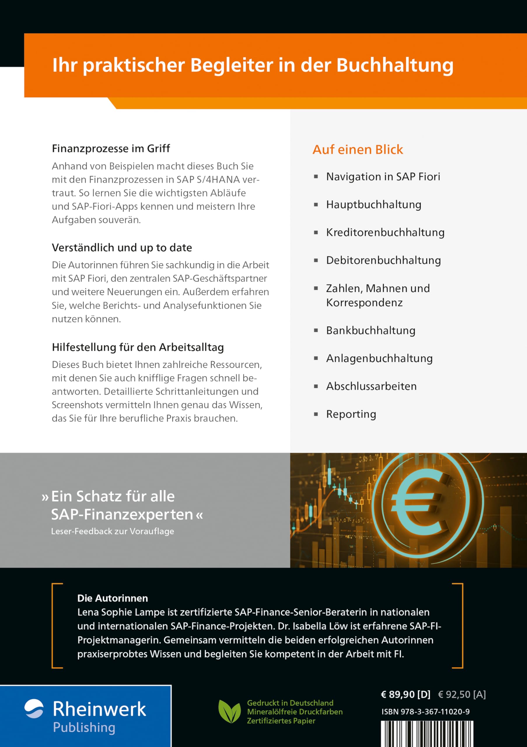 Finanzwesen in SAP S/4HANA: Der aktuelle Ratgeber für die Buchhaltung mit SAP FI (3. Auflage) (SAP PRESS)