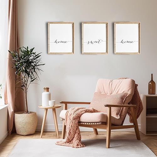 Miniatura 6 de Home Sweet Home - Wall Decor Art Prints (Set of 3) - Unframed - 8x10s | Heartwarming and Inviting Home Decor for Living Rooms, Entryways, or Family