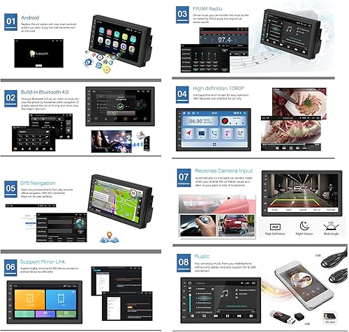 Miniatura 4 de Doble Din Android 12 coche estéreo 9 pulgadas pantalla táctil coche radio para Kia Forte Cerato 2008  2013 navegación GPS reproductor MP5 con AHD