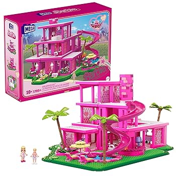 MEGA Barbie The Movie Building Toys DreamHouse Replica 1795 Pieces