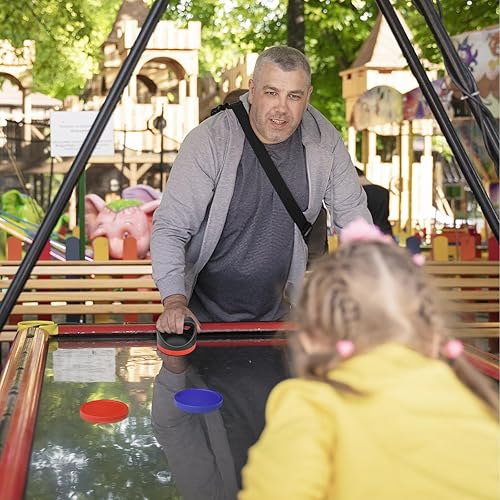 Miniatura 5 de Empujadores de hockey de aire, palas y palas de hockey de aire, asas de portería, accesorios de repuesto para mesas de juego, incluyen 2