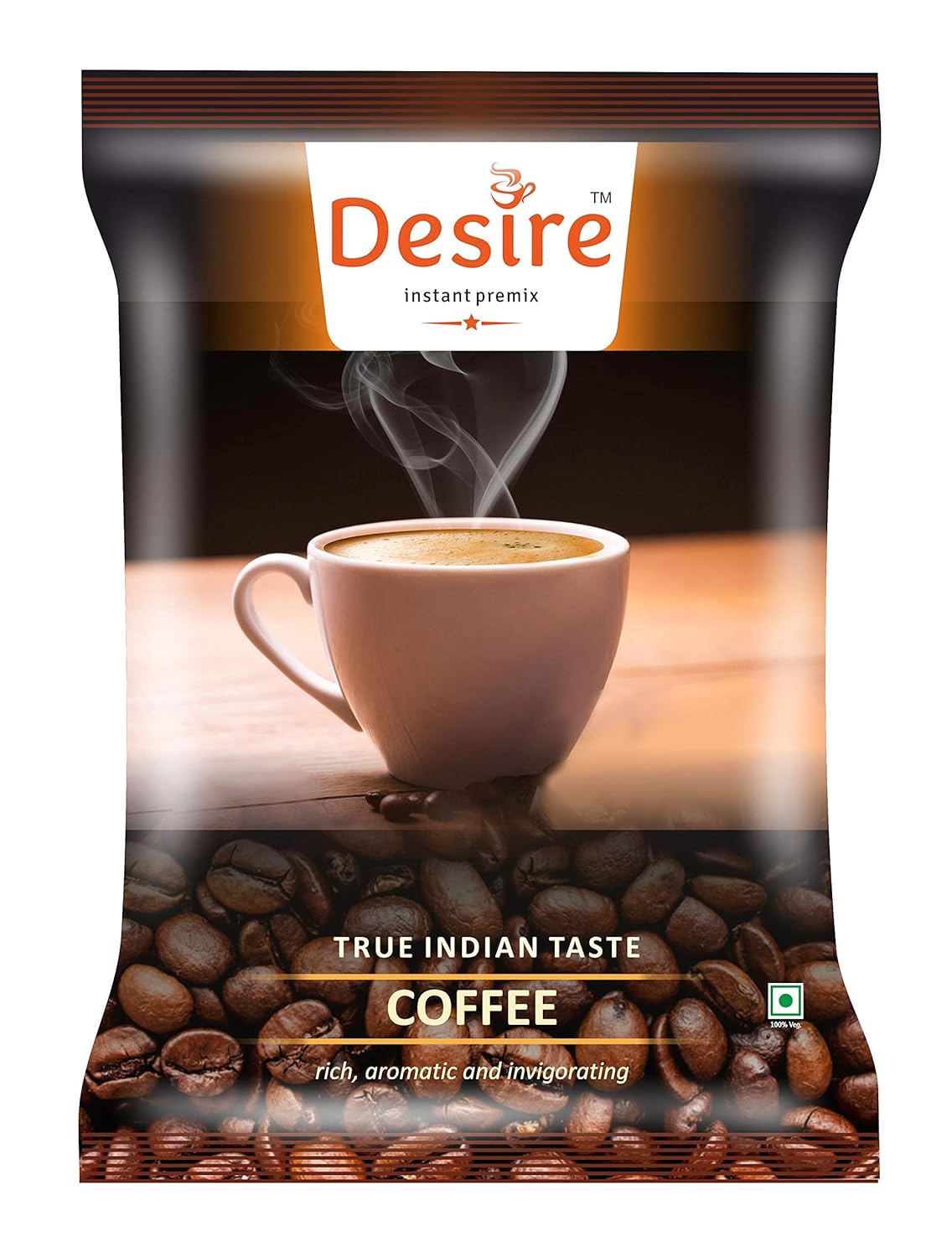 Desire Instant Coffee Premix in Bag – Ground Coffee Form for Both Manual and Vending Machines, , Refreshing Taste , 1kg