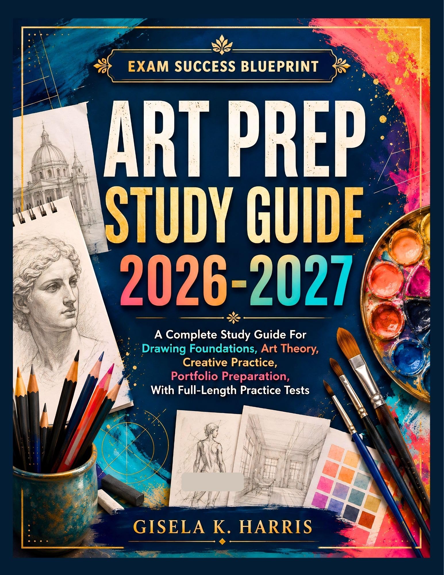 Art Prep Study Guide livre de théorie de l'art pour intégrer une école de dessin
