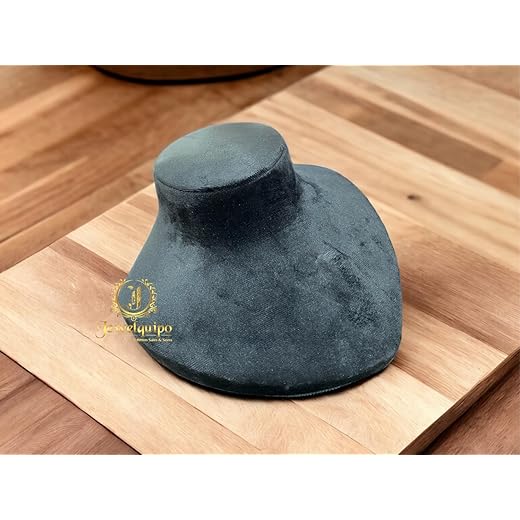 Suede Choker Display Stand - Black