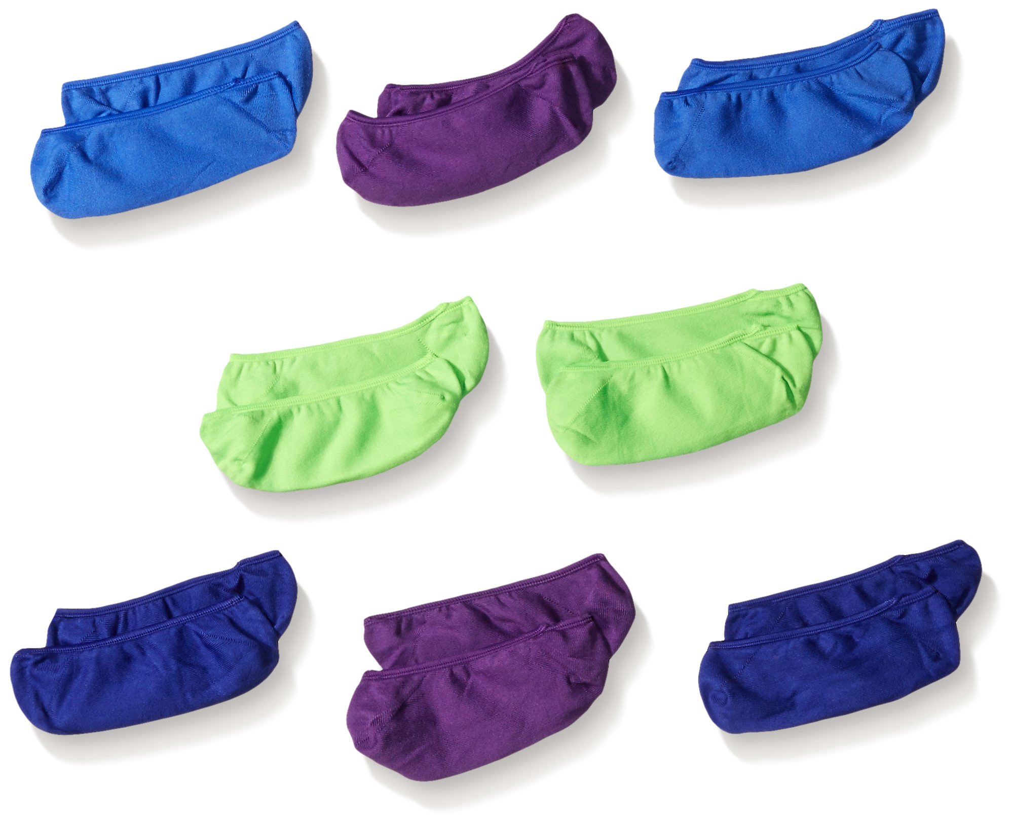 PEDS Girls' Little Ultra Low Liners (8 Pairs)