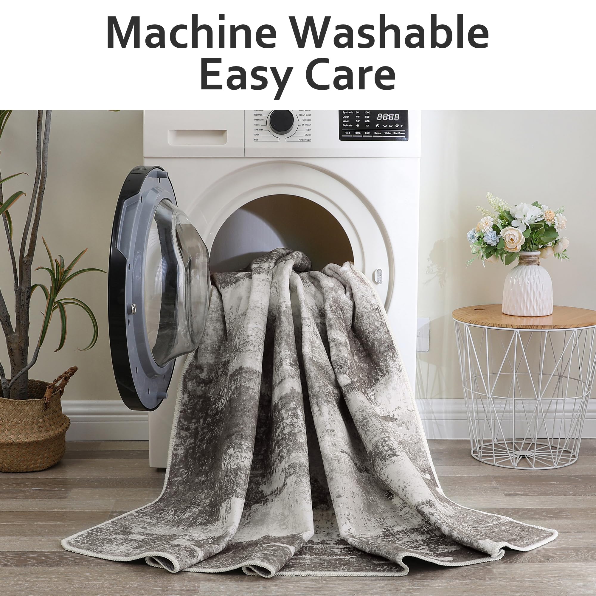 Tappeto Pelo Corto BEIMO 160x230cm - Antiscivolo Lavabile Per Salotto E Camera - Foto 7