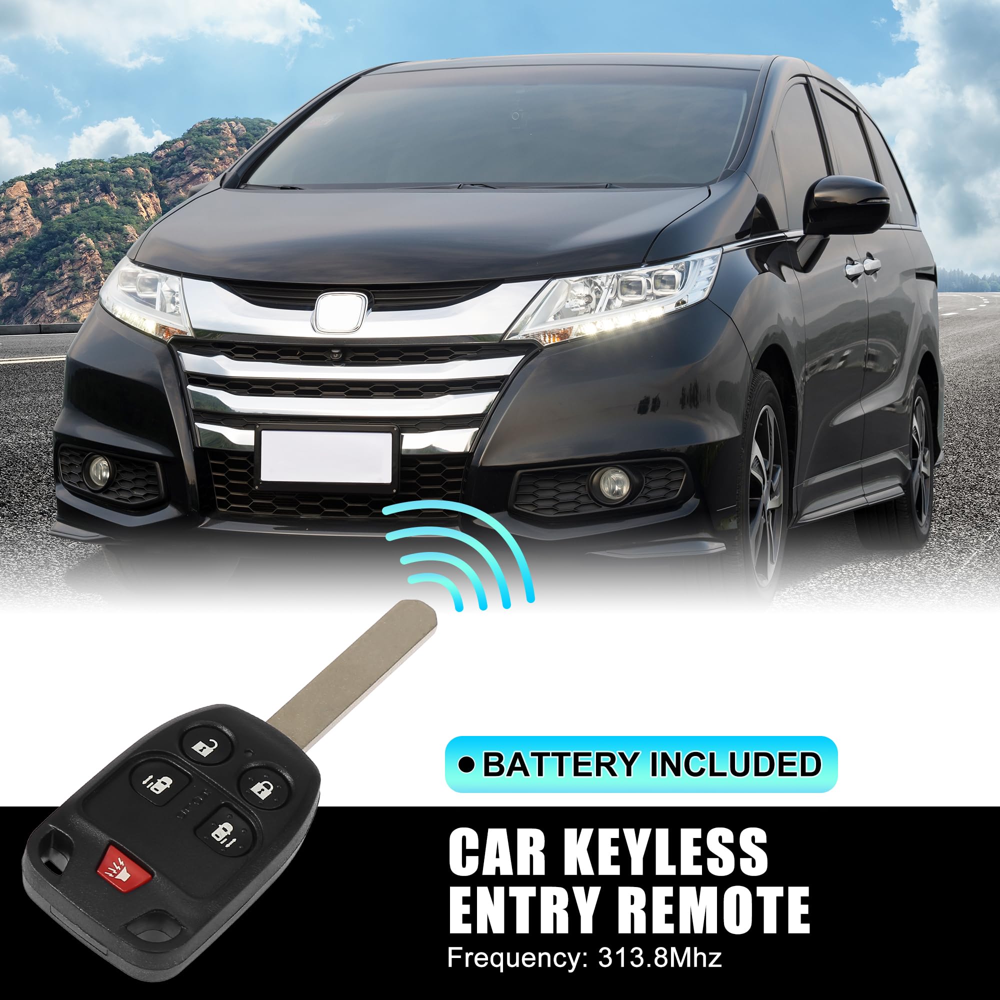Amazon.com: X AUTOHAUX Replacement Keyless Entry Remote Car Key