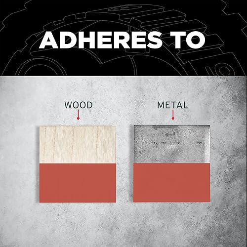 Vista 8 de Rust-Oleum 7769502 - Pincel para imprimación de metal que detiene el óxido, 1 cuarto de galón, marrón plano