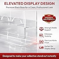 Vista 4 de Collector's First Pick Dispensador de 6 ranuras con base transparente – Se adapta a 240 paquetes de refuerzo de tarjetas coleccionables – Compatible