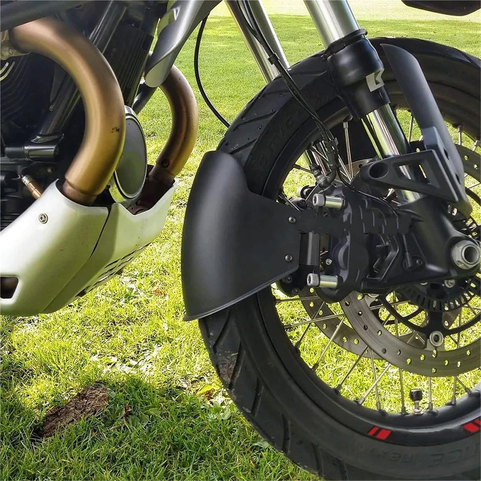 ochraniacze widelca motocyklowego Pasuje do MOTO GUZZI V85TT 2019 2020 2021 2022 2023 2024 motocykl czarny przedni błotnik błotniki pokrywa