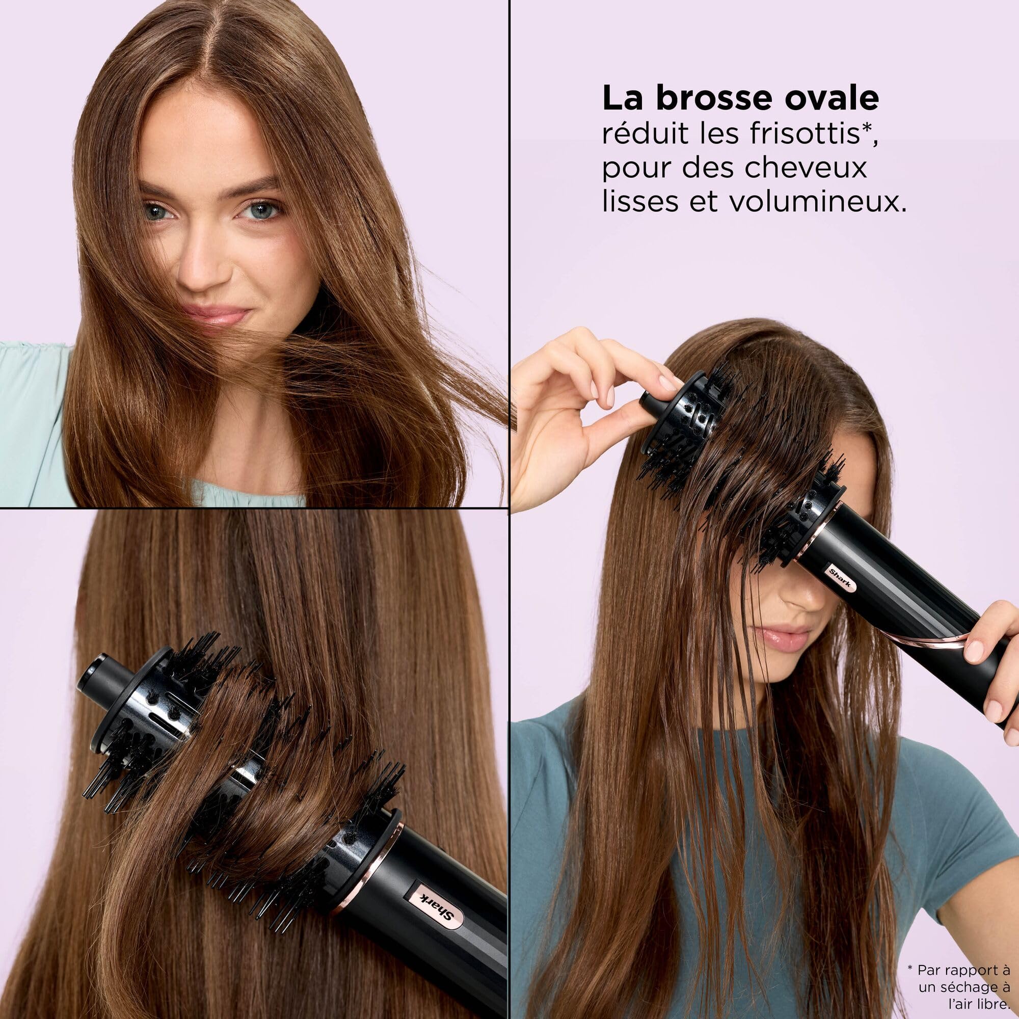 Shark FlexStyle Air Styler et Sèche-cheveux, Boucleurs Auto-Wrap, Brosse Ovale, Concentrateur, sans Dommage Thermique, Tous types de cheveux