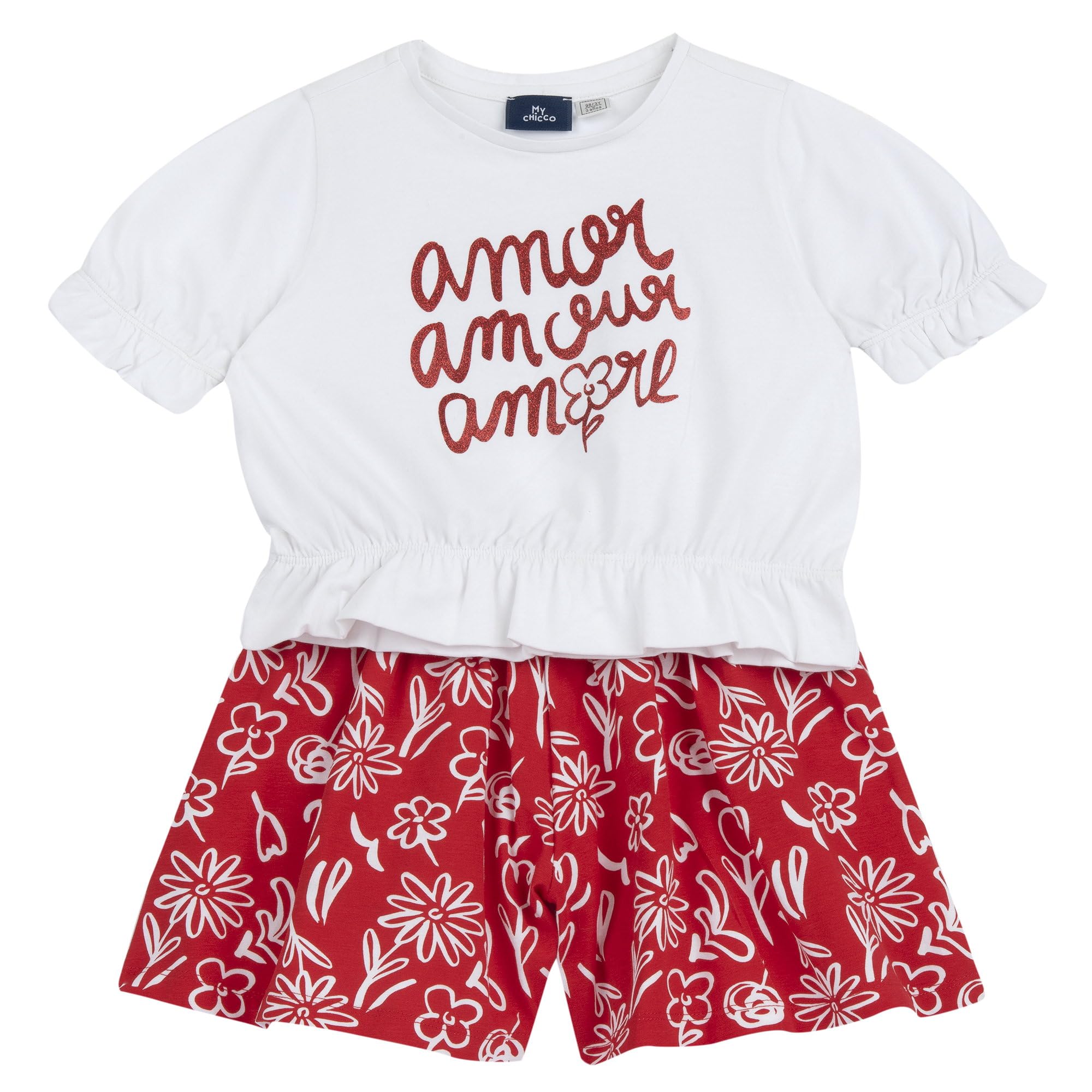 Chicco Completo T-shirt E Pantaloncino T-shirt and shorts Niñas (Pack de 1)