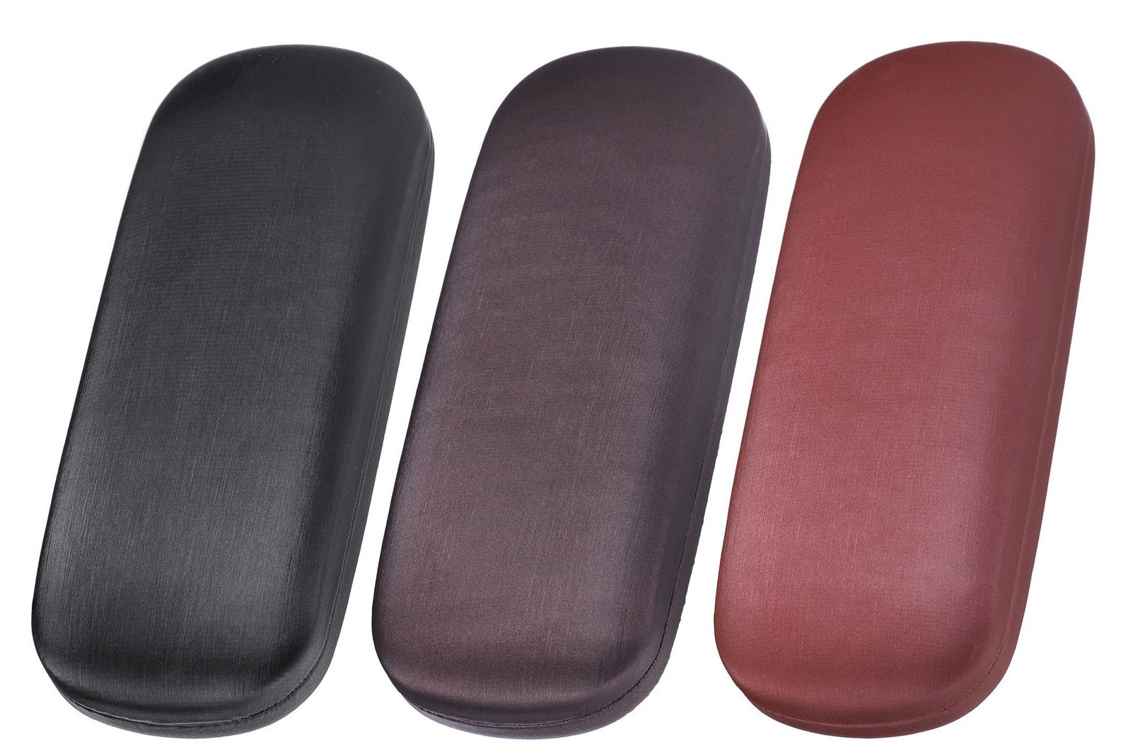 100 Pack Glasses Hard Case - Metal Clamshell Cases Frames 160x60x32mm