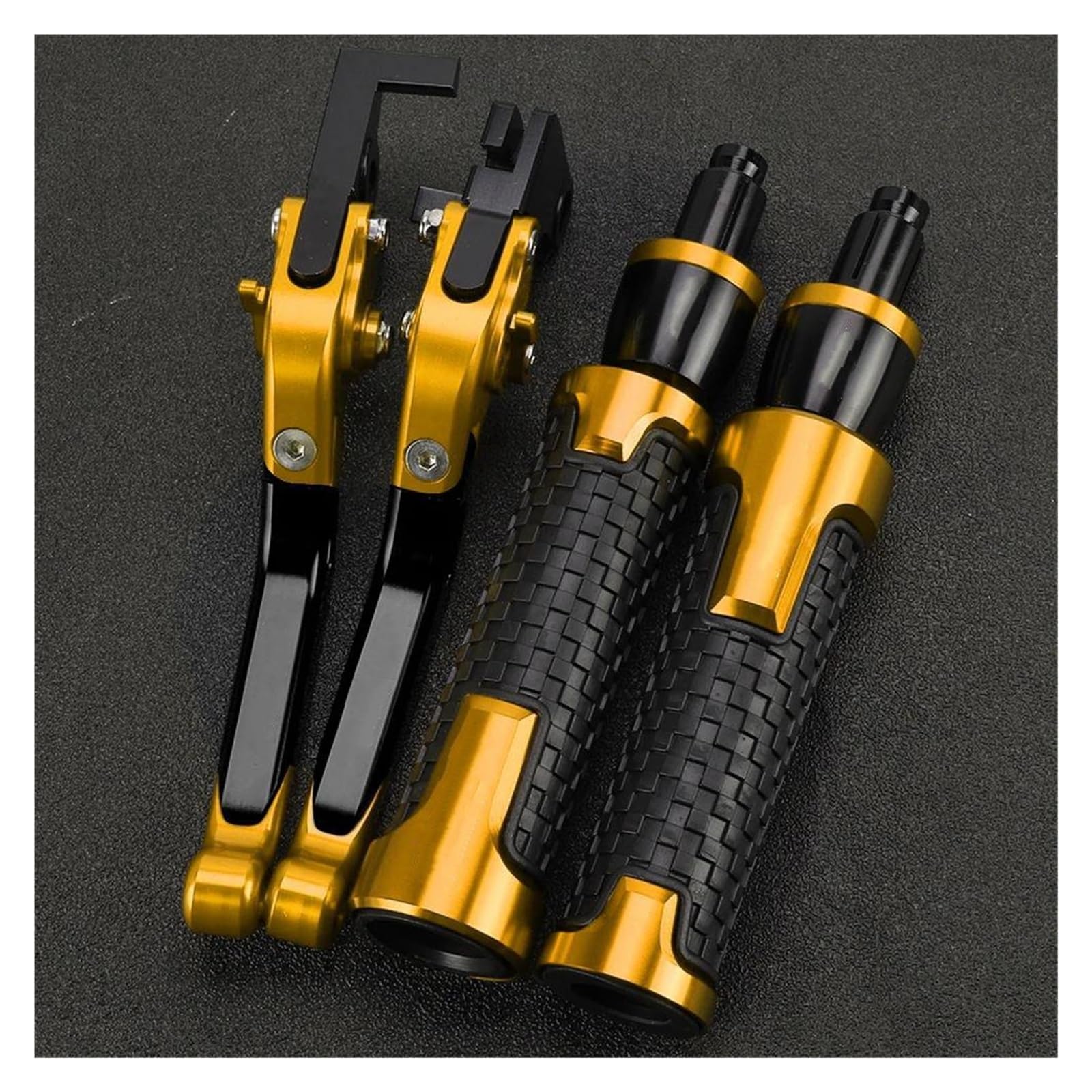 USQBUZHHK Brake Clutch Lever Motorcycle Clutch Brake Levers Handle Grips for YZFR6 YZF R6 2005-2016(A13)