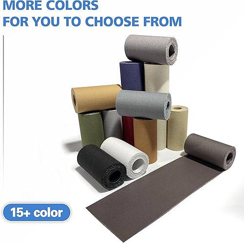 Miniatura 7 de King Mountain Parche de lona para planchar 3 x 60 pulgadas impermeable parche de reparación de tela 100 algodón utilizado para varios sofás tiendas