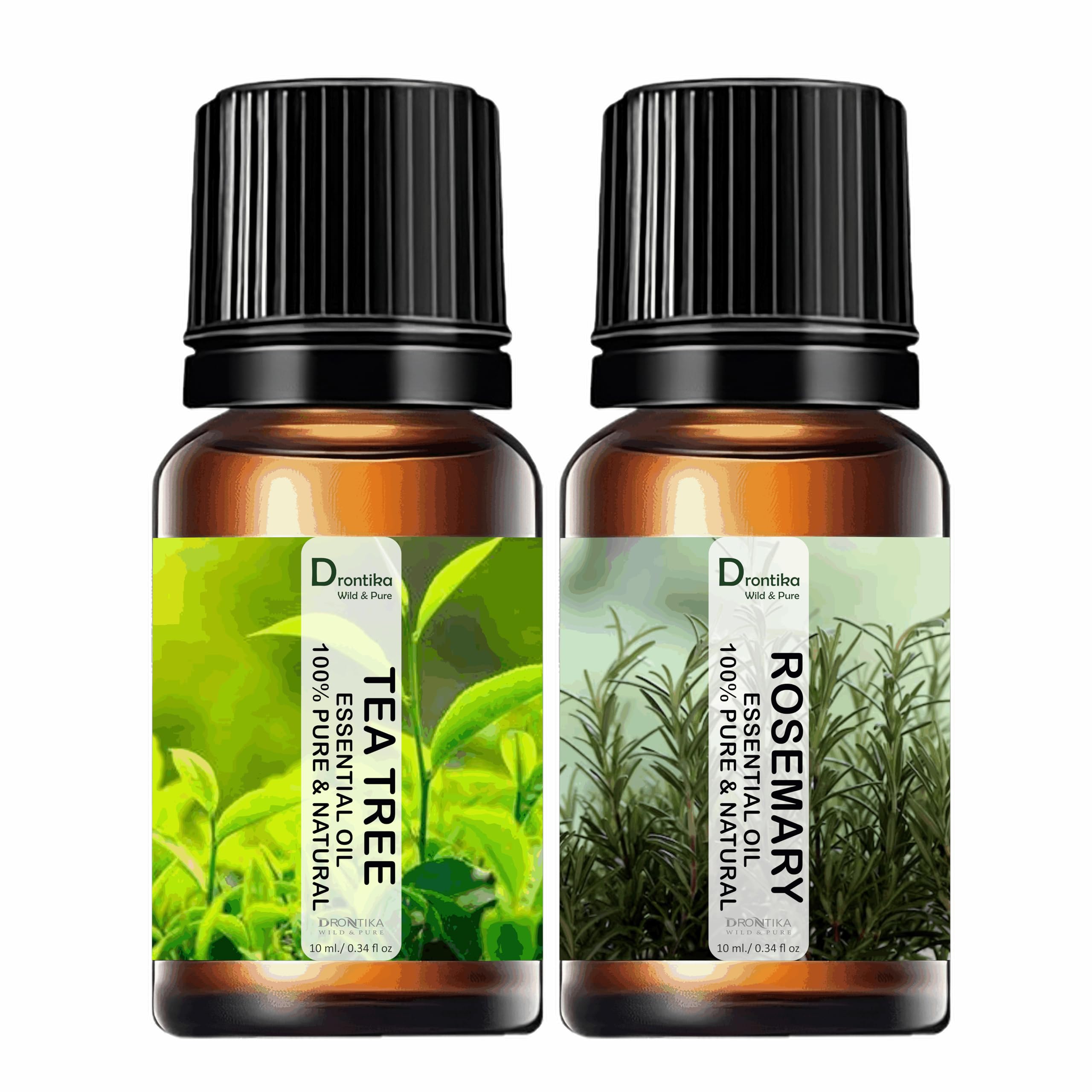 Tea Tree Essential Oil & Rosemary Oil For Hair Growth, Aromapathy, Stress & Pain Relief | Essential Oil For Hair, Face & Skin | Suitable For Diffuser | For Men And Women 20ml.-image-28