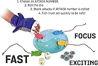 Vista 4 de Chalk and Chuckles Beware of The Shark - Divertido juego familiar para niños y niñas de 6 años en adelante, pensamiento rápido, juego de enfoque