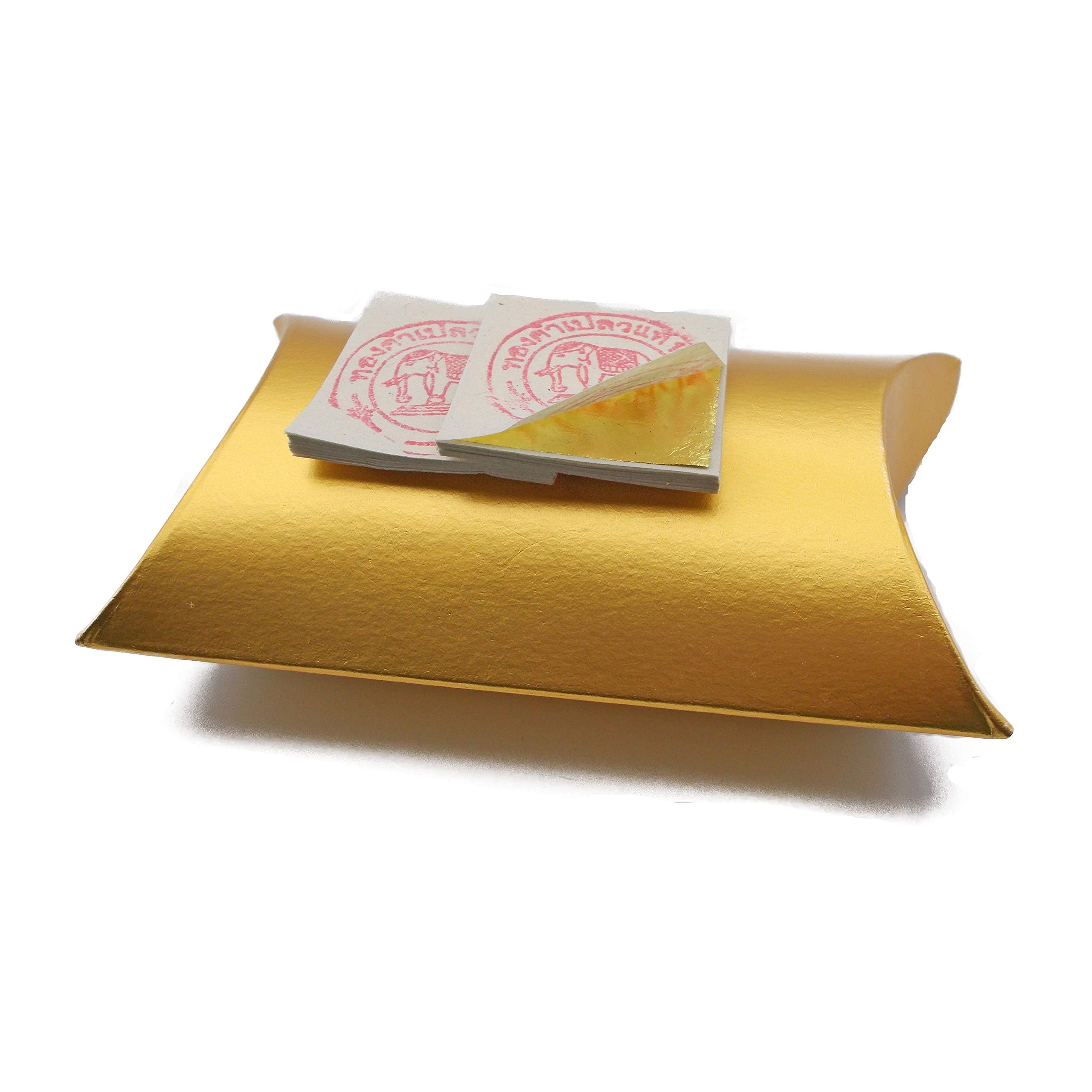Amazon | 純金箔 24K タイ産 Gold リーフ 金箔 シート 20枚セット 3cm