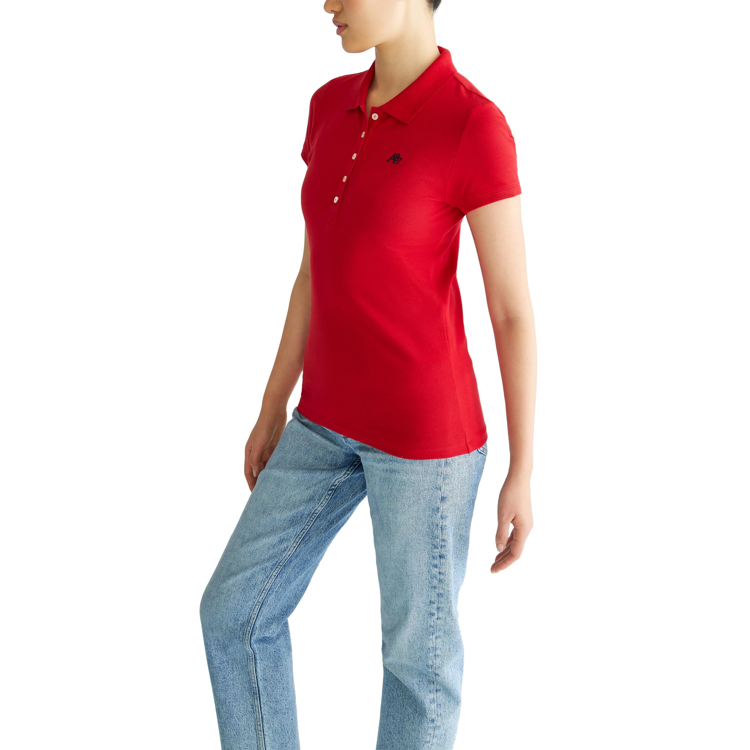 AEROPOSTALE Womens Aero Solid A87 Polo