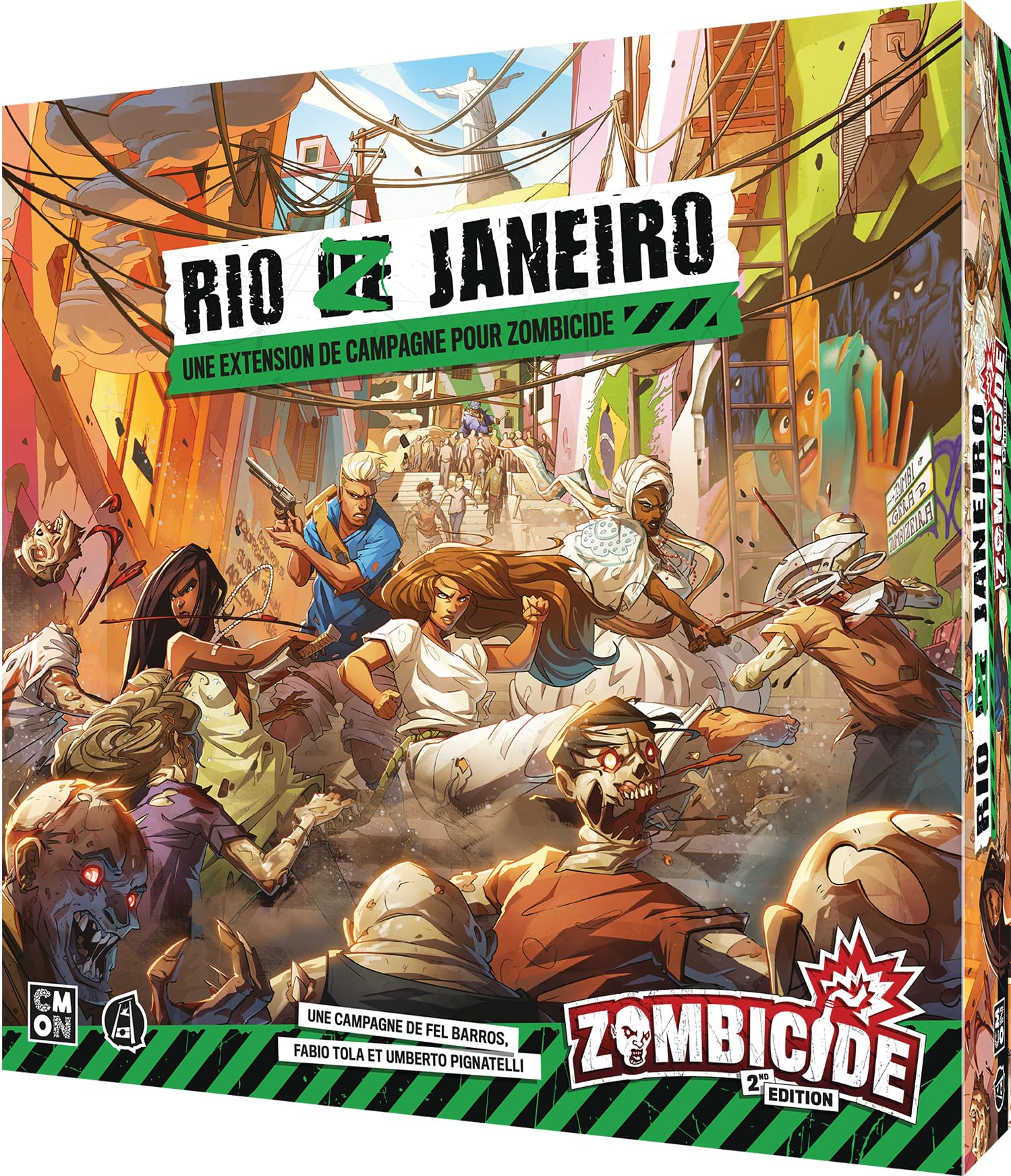 Asmodee - Cmon - ZOMBICIDE Extension : Rio Z Janeiro - Jeu de Société