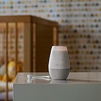 Vista 2 de Munchkin Shhh White Noise Sound Machine, Baby Sleep Soother with Night Light, Portable for Travel or Nursery, White/Grey